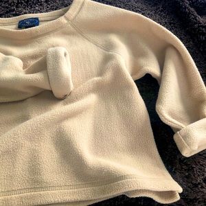 Vintage 90s Cropped Fleece Pullover